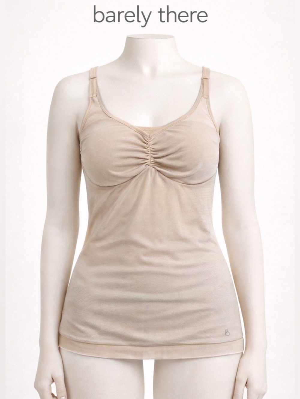 Barely There Nude Tank Top Shape Wear- M